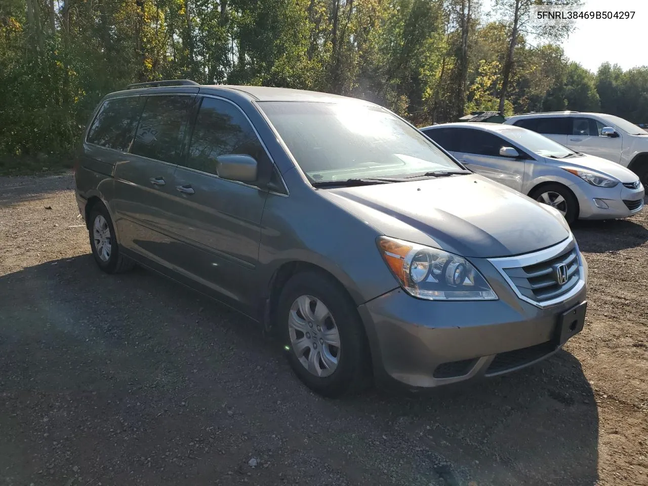 2009 Honda Odyssey Ex VIN: 5FNRL38469B504297 Lot: 71201554