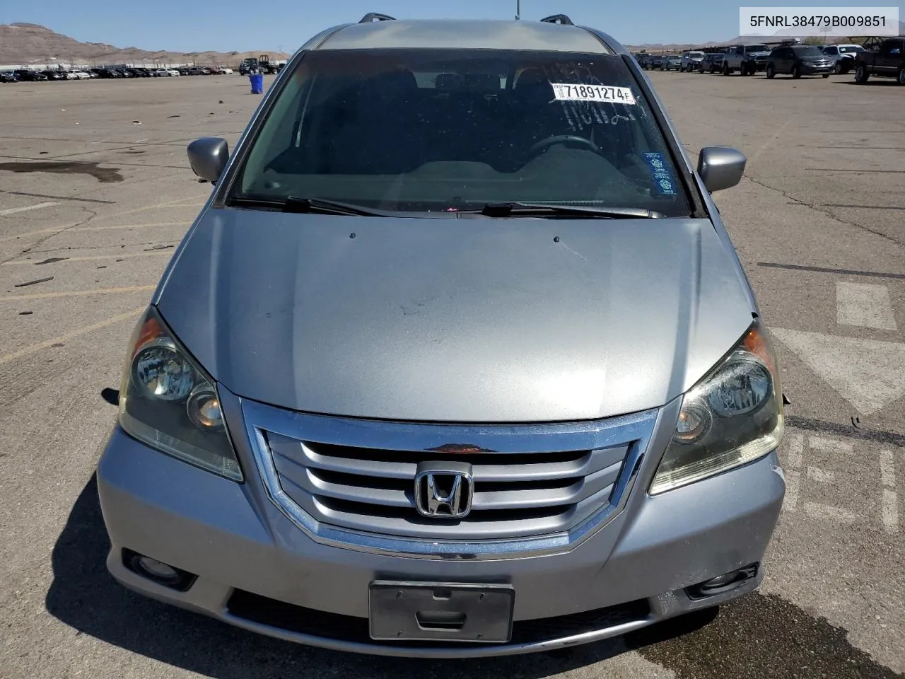 2009 Honda Odyssey Ex VIN: 5FNRL38479B009851 Lot: 71891274