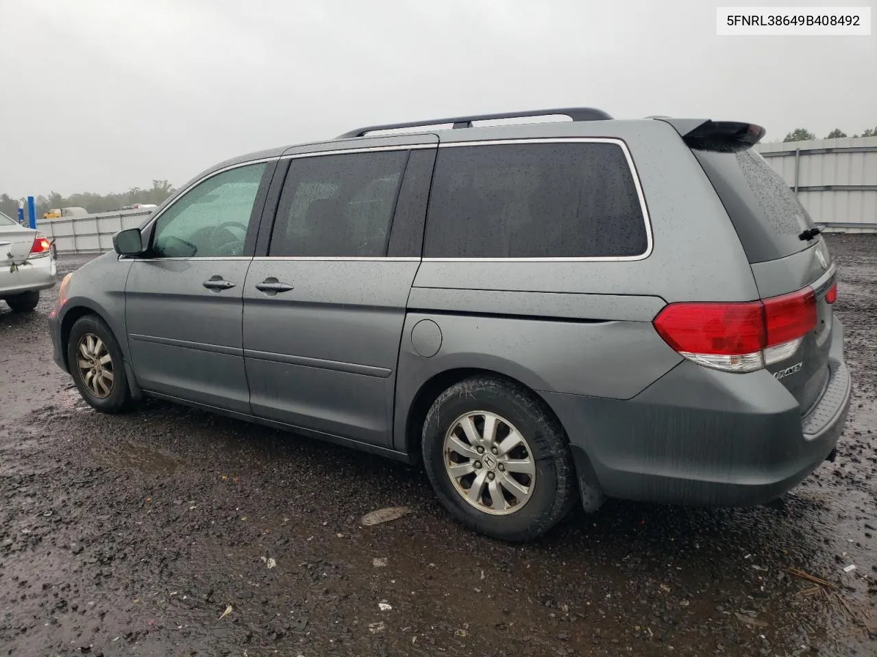 2009 Honda Odyssey Exl VIN: 5FNRL38649B408492 Lot: 72247124