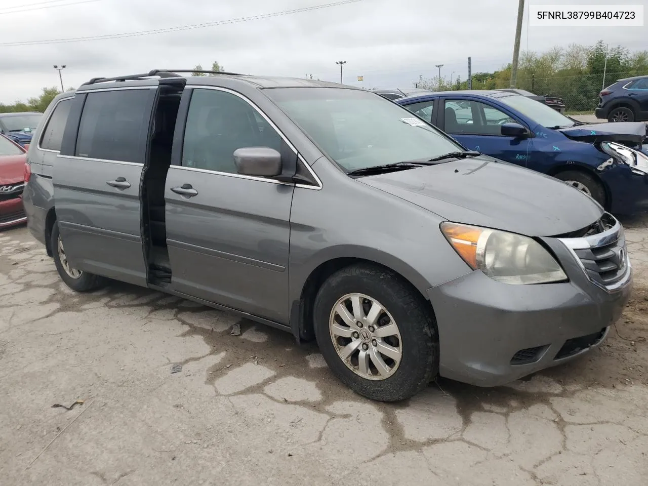 2009 Honda Odyssey Exl VIN: 5FNRL38799B404723 Lot: 72721914