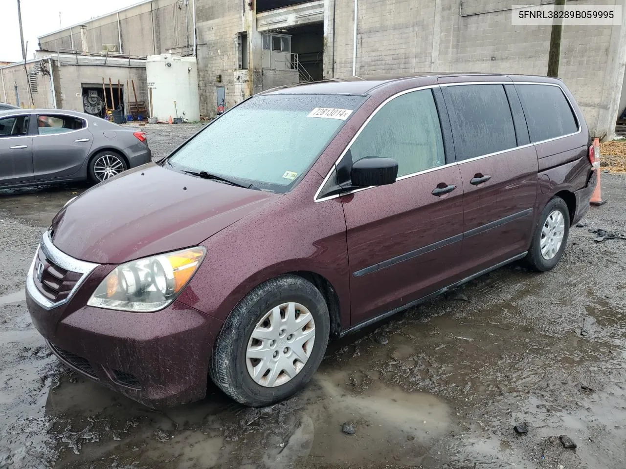 5FNRL38289B059995 2009 Honda Odyssey Lx