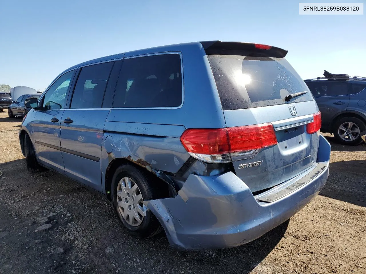 5FNRL38259B038120 2009 Honda Odyssey Lx