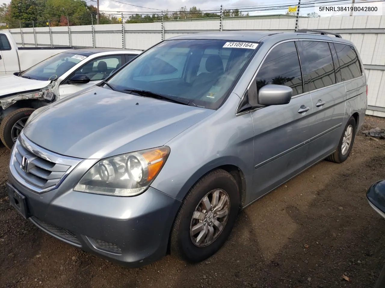 5FNRL38419B042800 2009 Honda Odyssey Ex