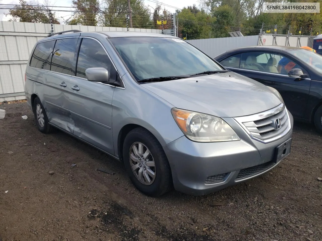 2009 Honda Odyssey Ex VIN: 5FNRL38419B042800 Lot: 73109164