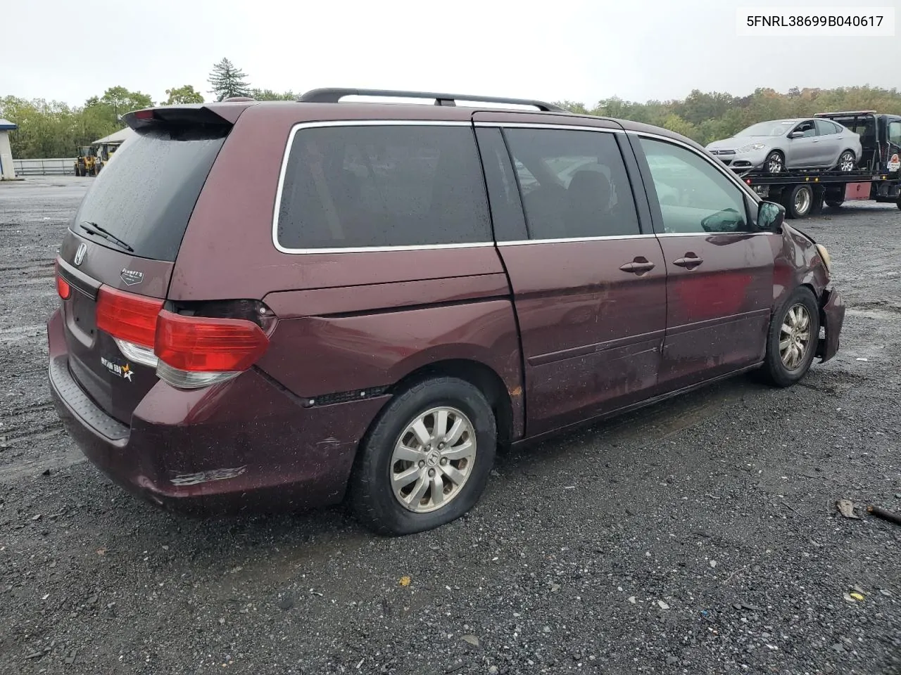 5FNRL38699B040617 2009 Honda Odyssey Exl