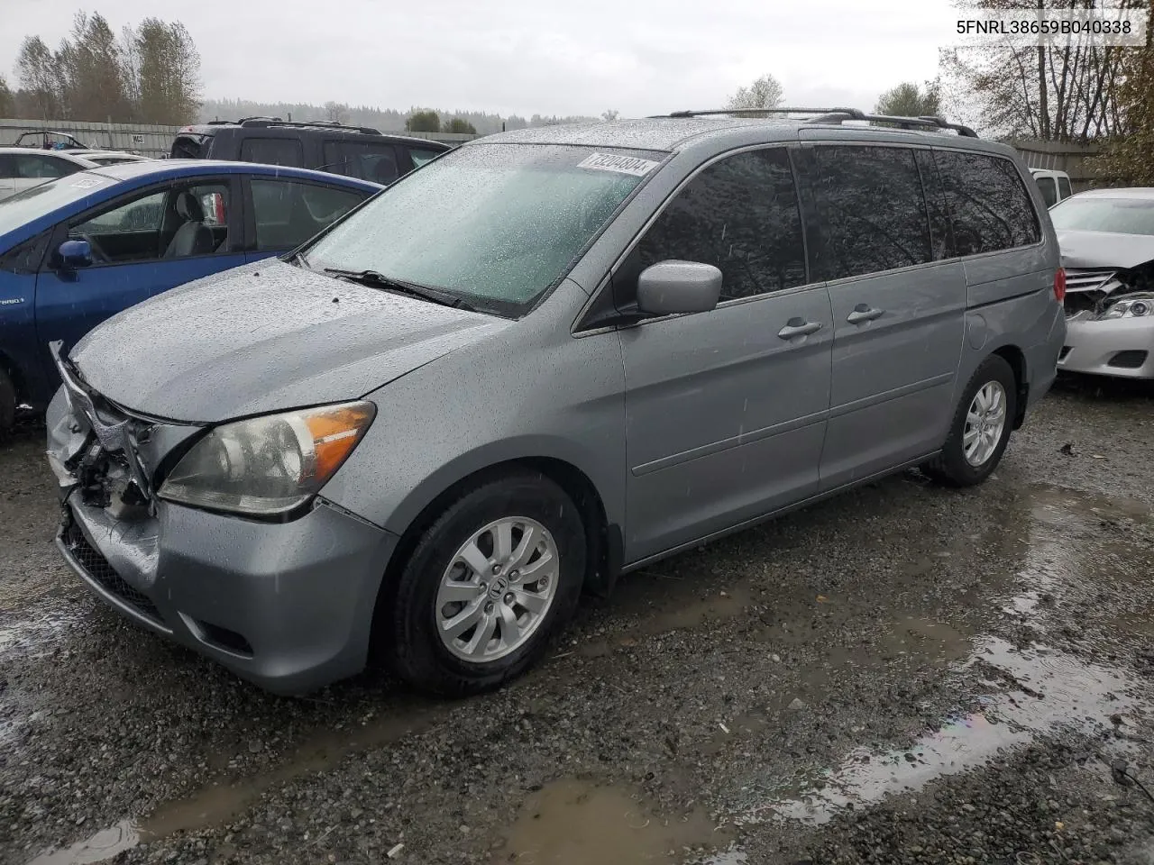 2009 Honda Odyssey Exl VIN: 5FNRL38659B040338 Lot: 73204804