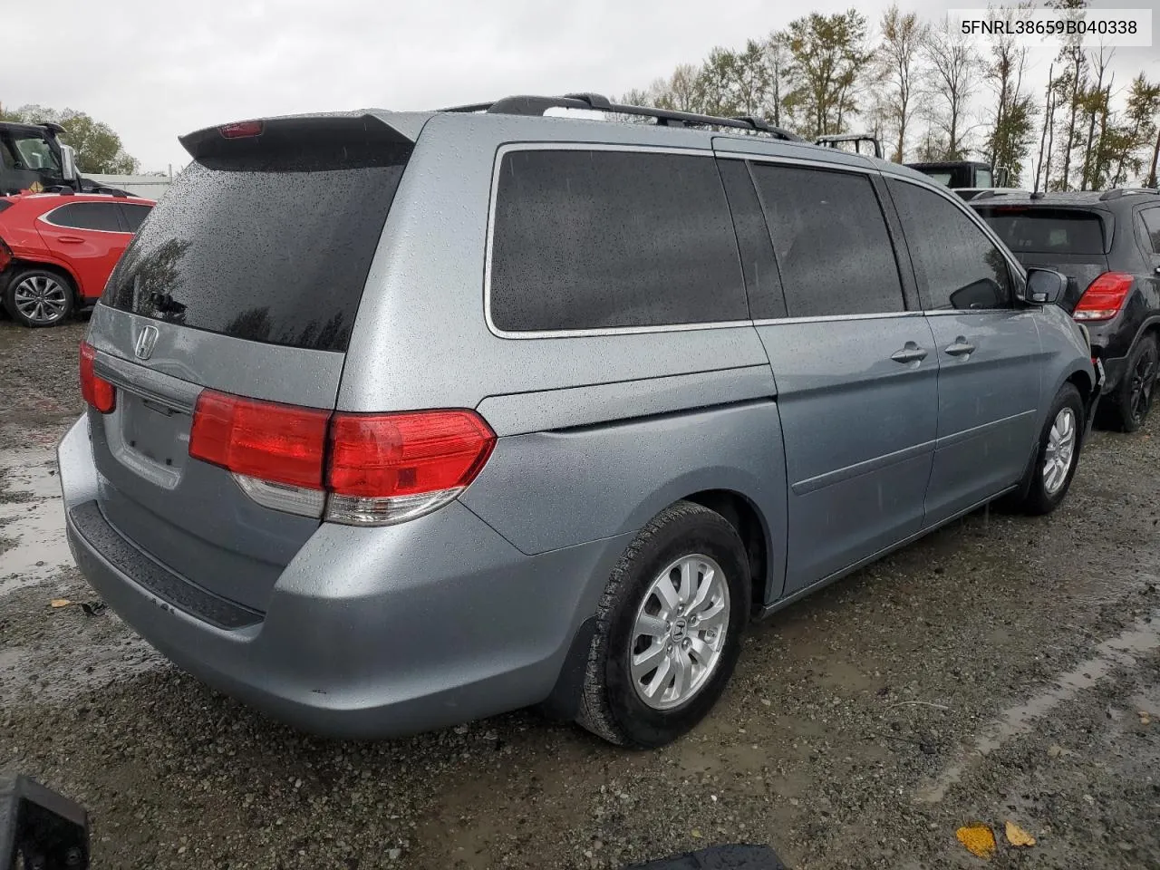 2009 Honda Odyssey Exl VIN: 5FNRL38659B040338 Lot: 73204804