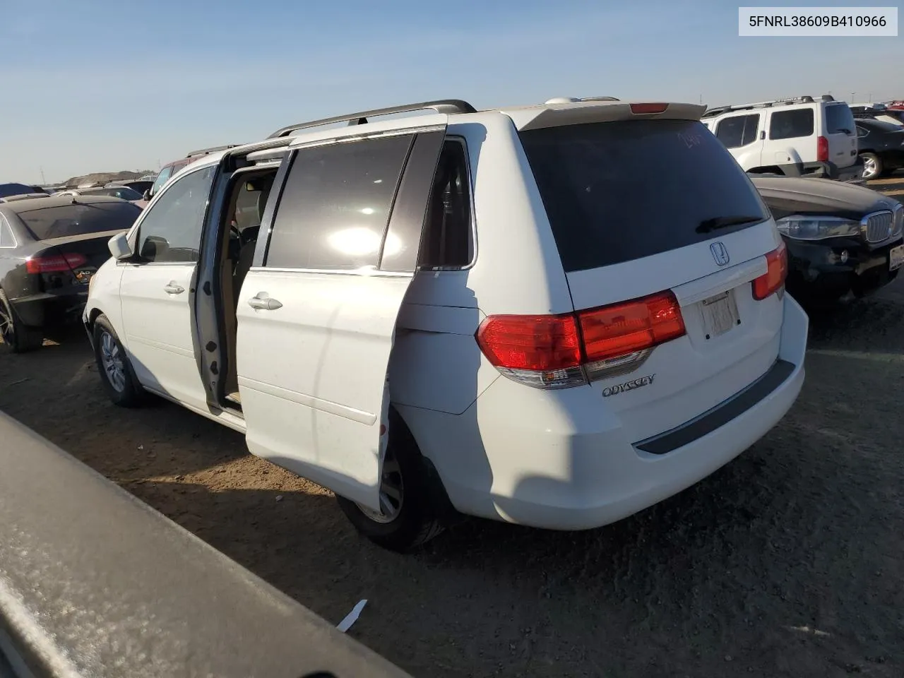 2009 Honda Odyssey Exl VIN: 5FNRL38609B410966 Lot: 73576384