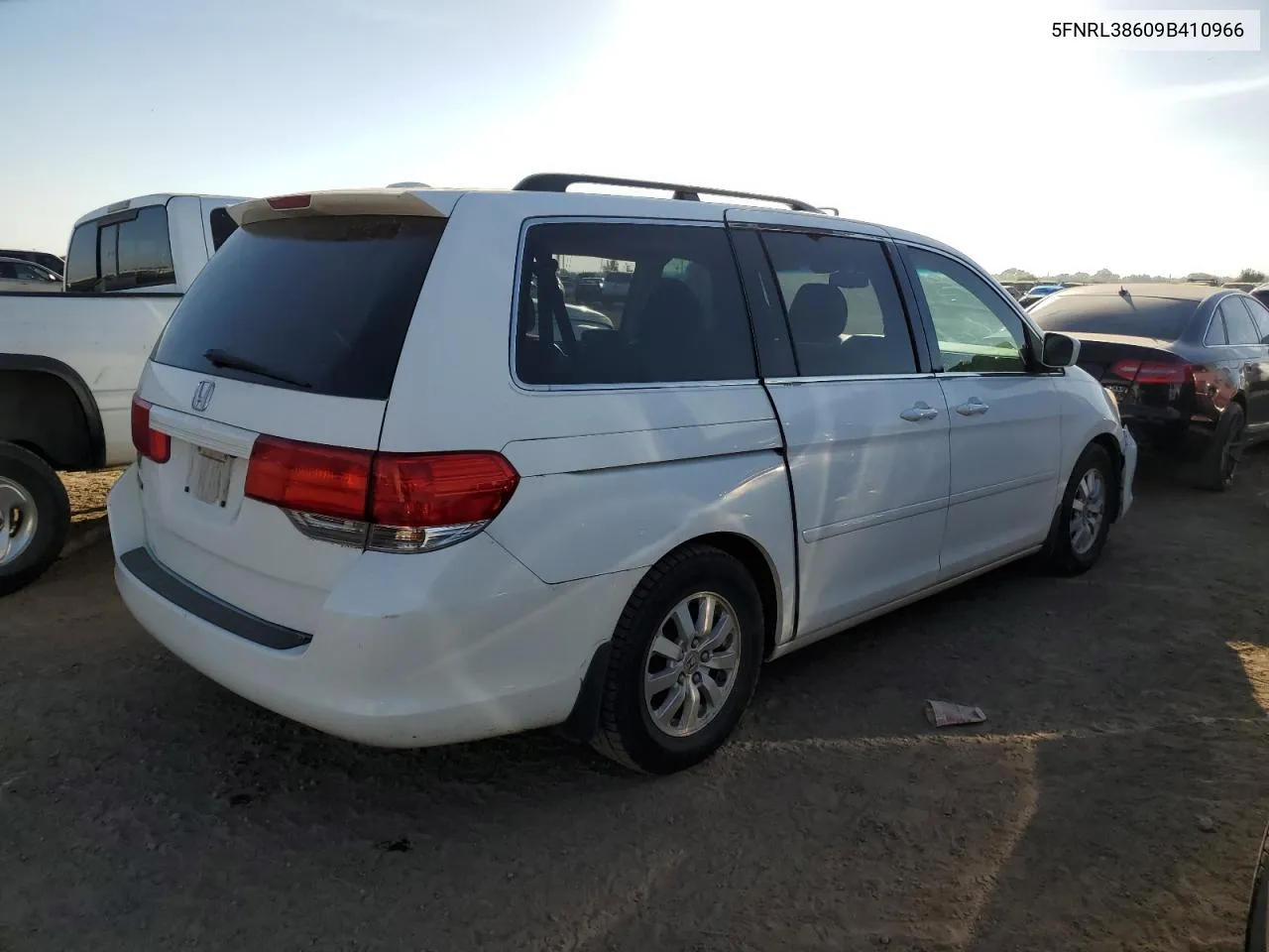 2009 Honda Odyssey Exl VIN: 5FNRL38609B410966 Lot: 73576384