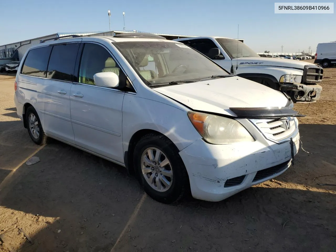 2009 Honda Odyssey Exl VIN: 5FNRL38609B410966 Lot: 73576384