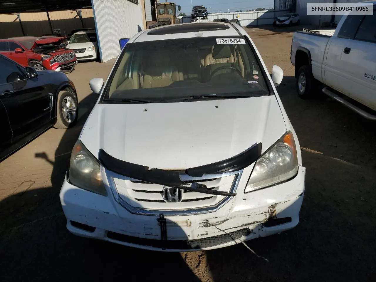 2009 Honda Odyssey Exl VIN: 5FNRL38609B410966 Lot: 73576384