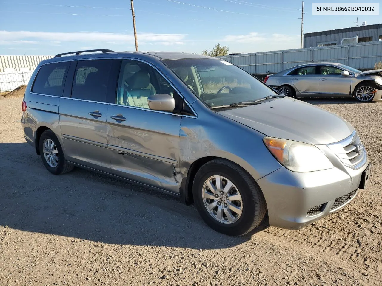 5FNRL38669B040039 2009 Honda Odyssey Exl