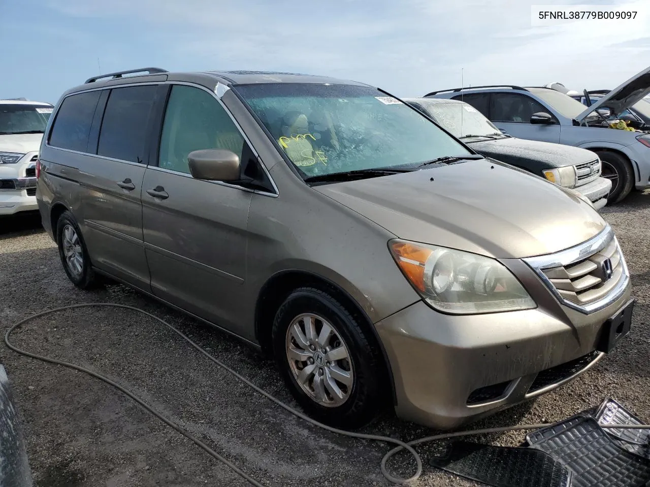 2009 Honda Odyssey Exl VIN: 5FNRL38779B009097 Lot: 75948324