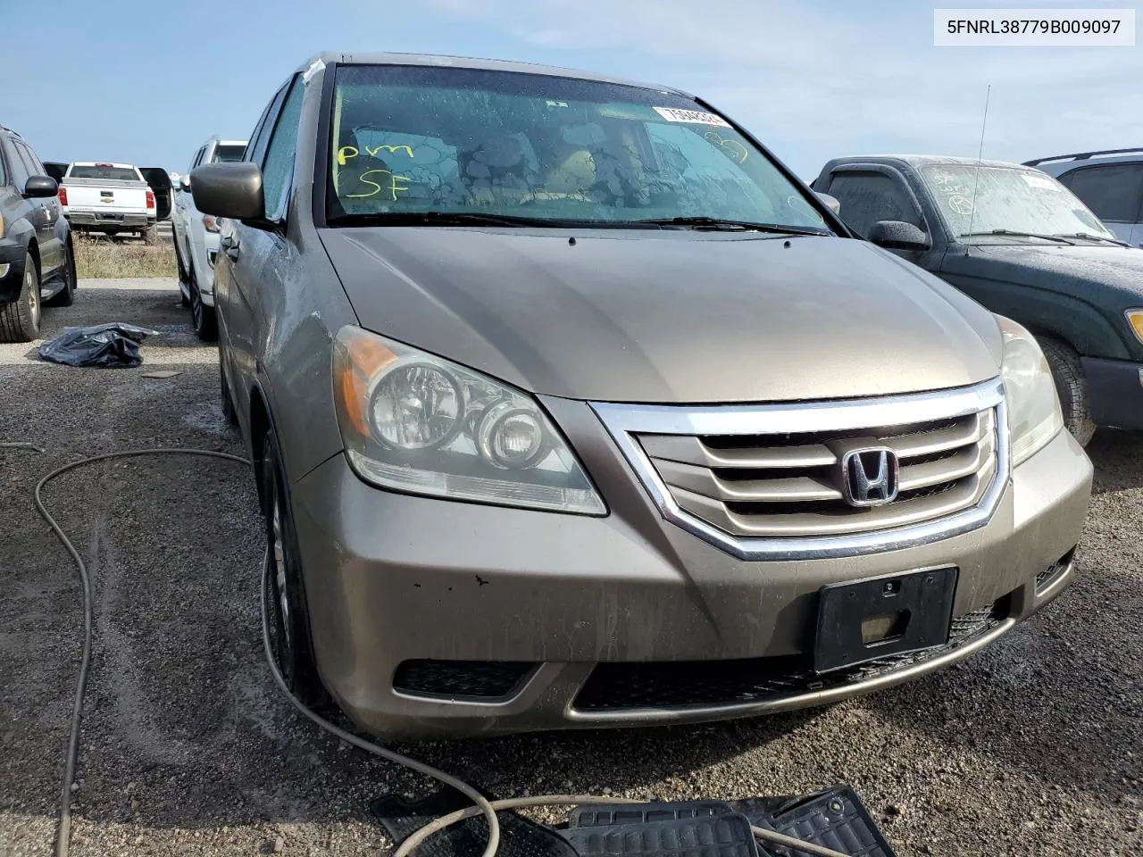 2009 Honda Odyssey Exl VIN: 5FNRL38779B009097 Lot: 75948324