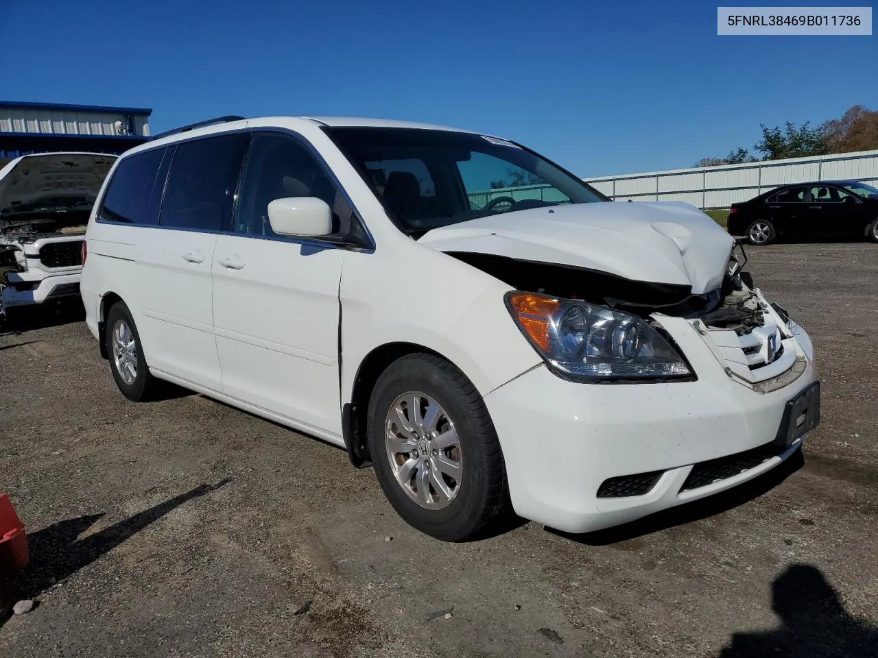 5FNRL38469B011736 2009 Honda Odyssey Ex