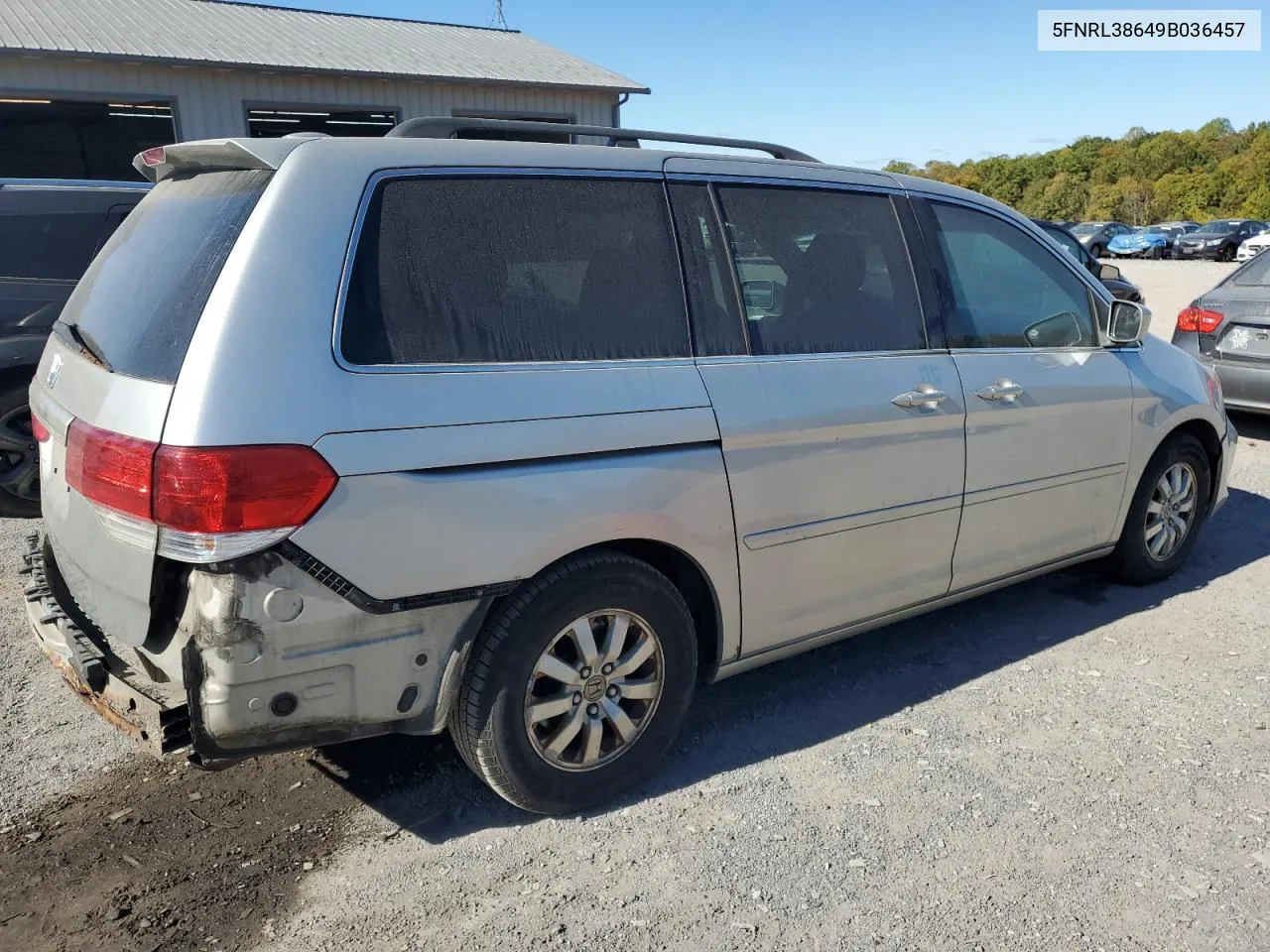 2009 Honda Odyssey Exl VIN: 5FNRL38649B036457 Lot: 76492804