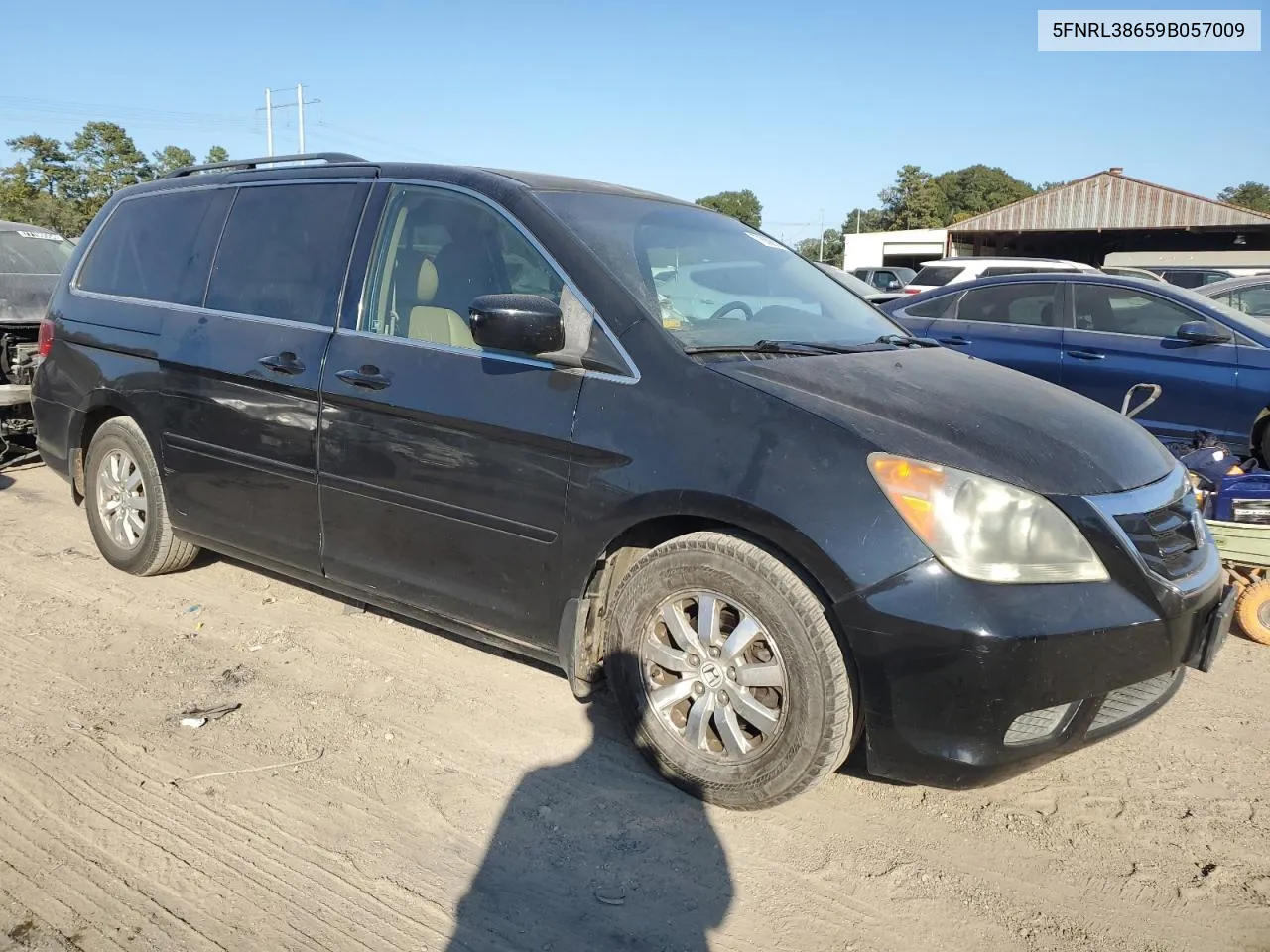 2009 Honda Odyssey Exl VIN: 5FNRL38659B057009 Lot: 77869914