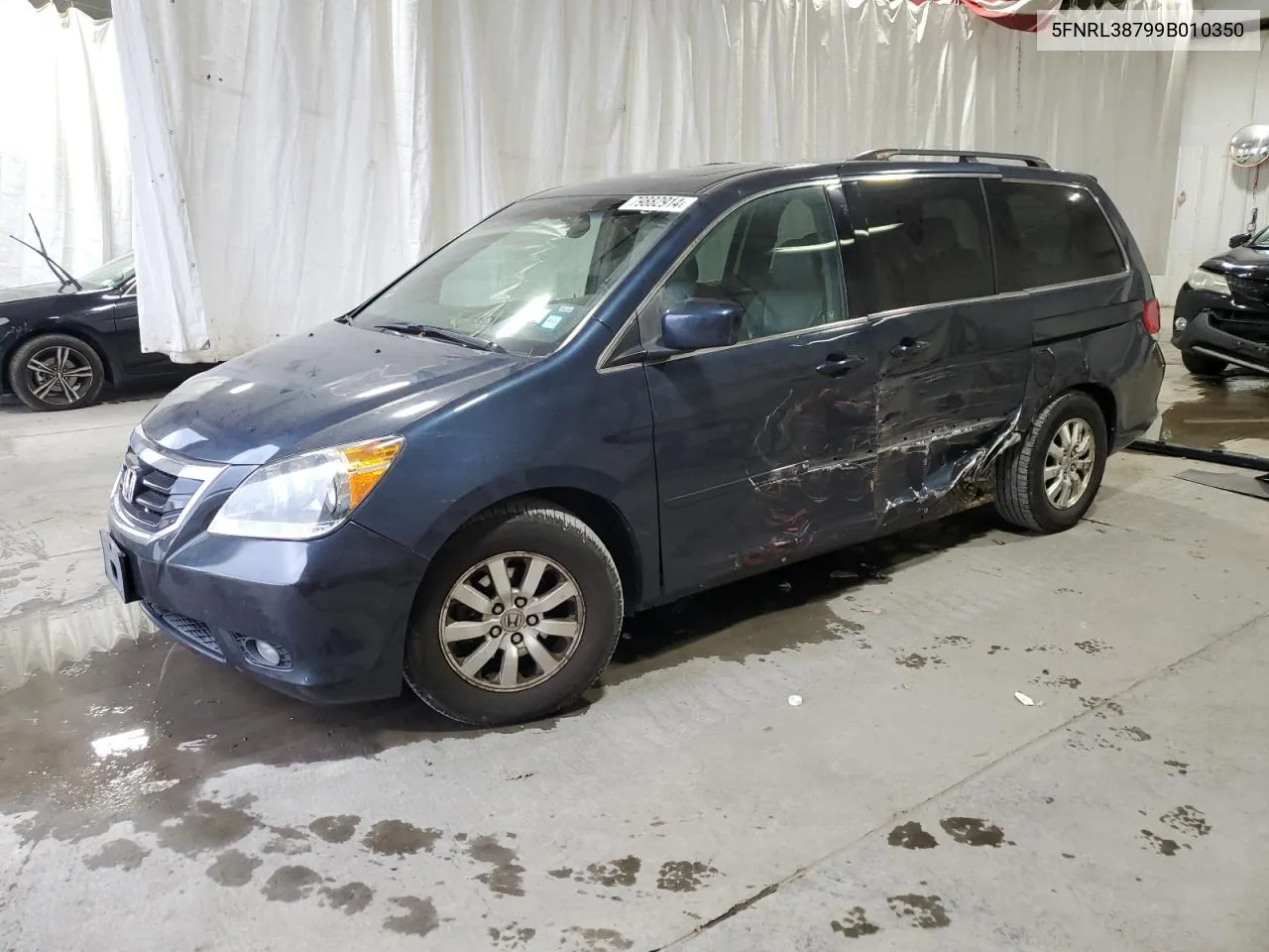 2009 Honda Odyssey Exl VIN: 5FNRL38799B010350 Lot: 79882914