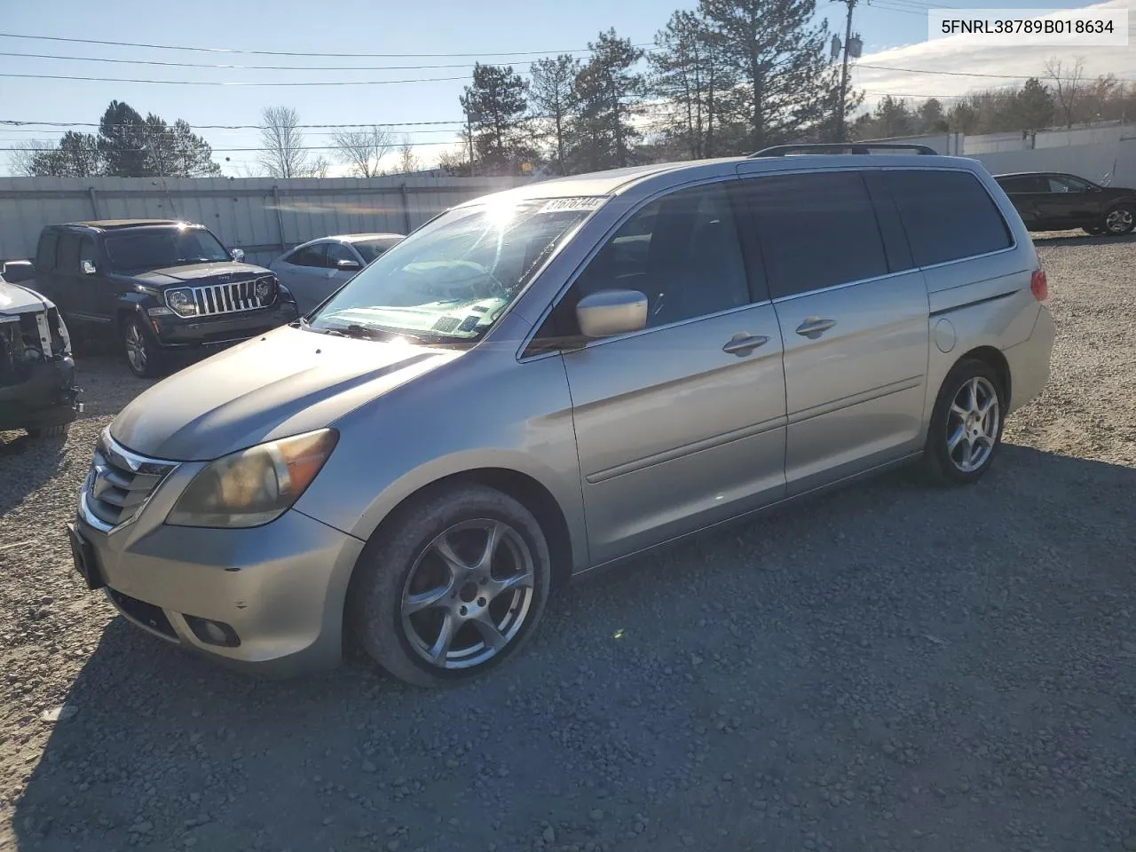 2009 Honda Odyssey Exl VIN: 5FNRL38789B018634 Lot: 81676744