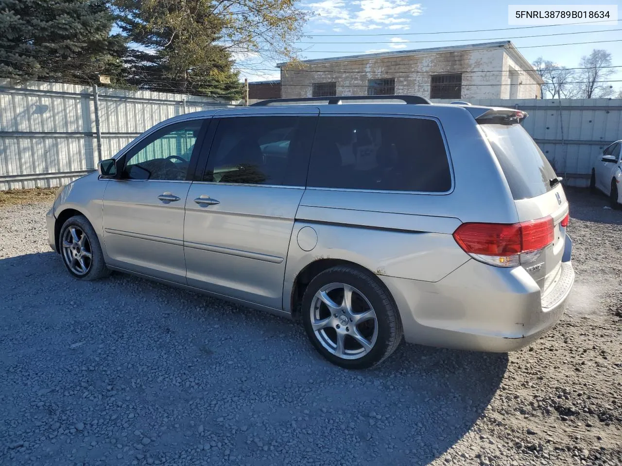 2009 Honda Odyssey Exl VIN: 5FNRL38789B018634 Lot: 81676744