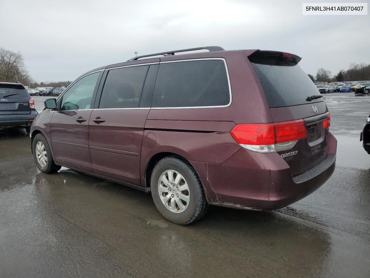 2010 Honda Odyssey Ex VIN: 5FNRL3H41AB070407 Lot: 44735854