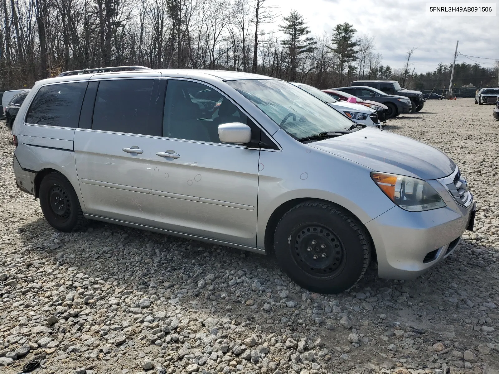 2010 Honda Odyssey Ex VIN: 5FNRL3H49AB091506 Lot: 48626584