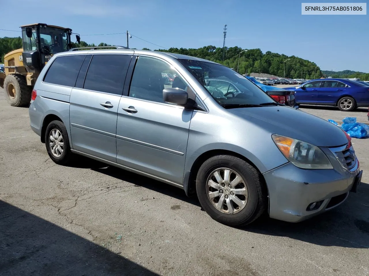 5FNRL3H75AB051806 2010 Honda Odyssey Exl