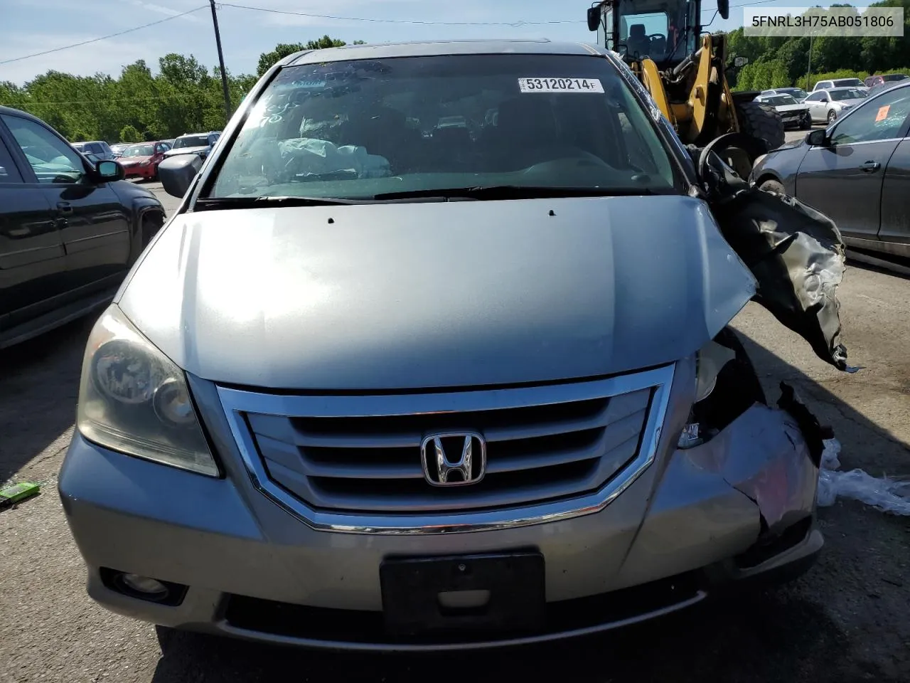 2010 Honda Odyssey Exl VIN: 5FNRL3H75AB051806 Lot: 53120214