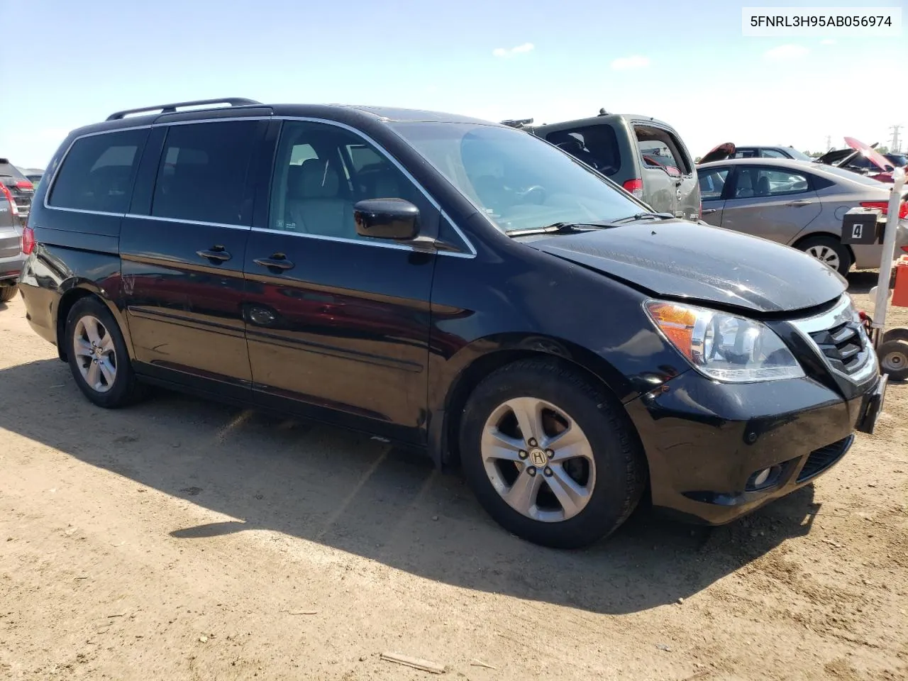 2010 Honda Odyssey Touring VIN: 5FNRL3H95AB056974 Lot: 55091054