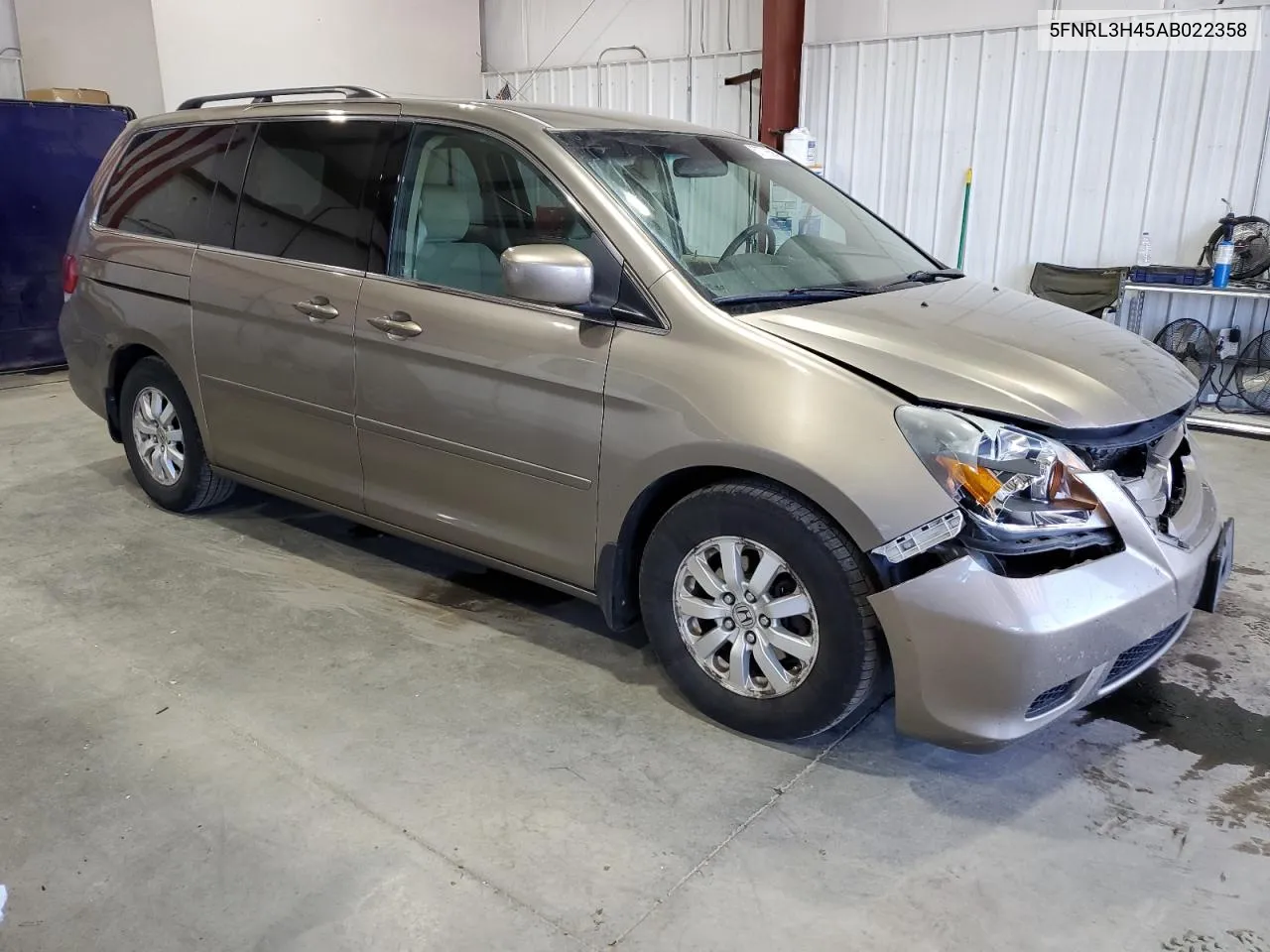 2010 Honda Odyssey Ex VIN: 5FNRL3H45AB022358 Lot: 57776594