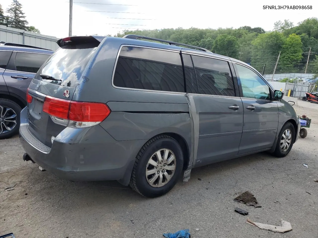 2010 Honda Odyssey Exl VIN: 5FNRL3H79AB098658 Lot: 58432214