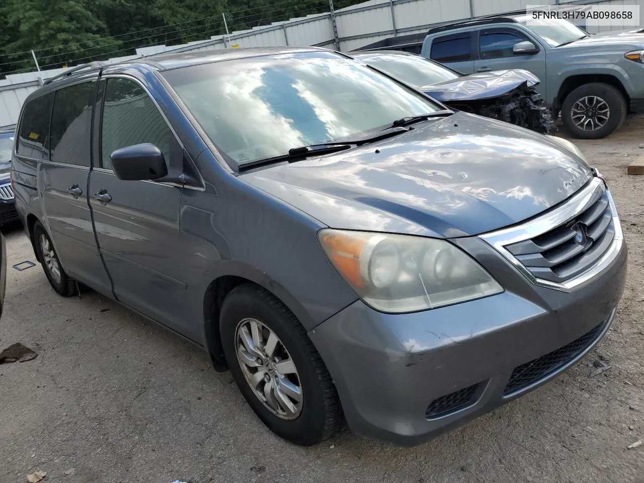 2010 Honda Odyssey Exl VIN: 5FNRL3H79AB098658 Lot: 58432214