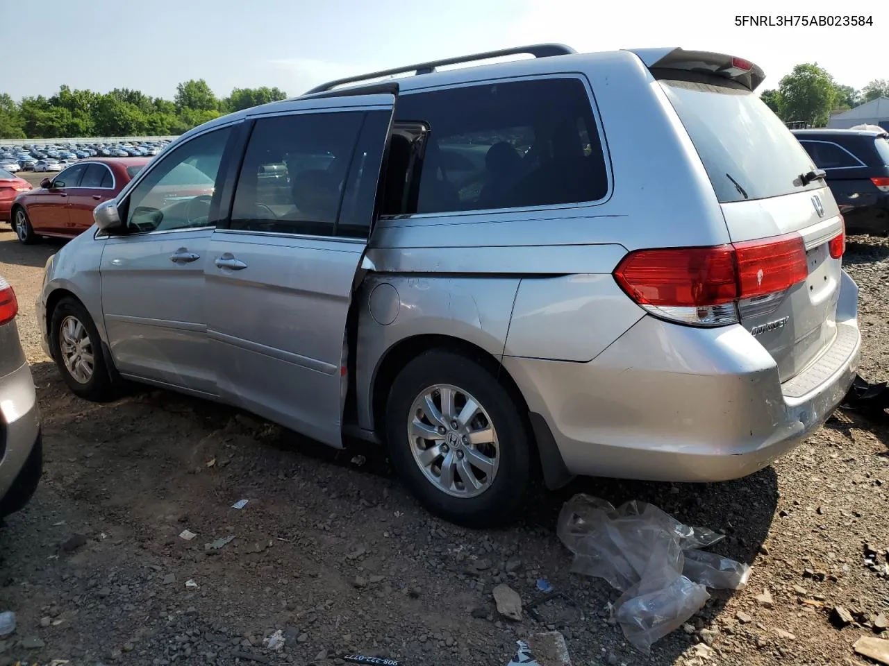 5FNRL3H75AB023584 2010 Honda Odyssey Exl