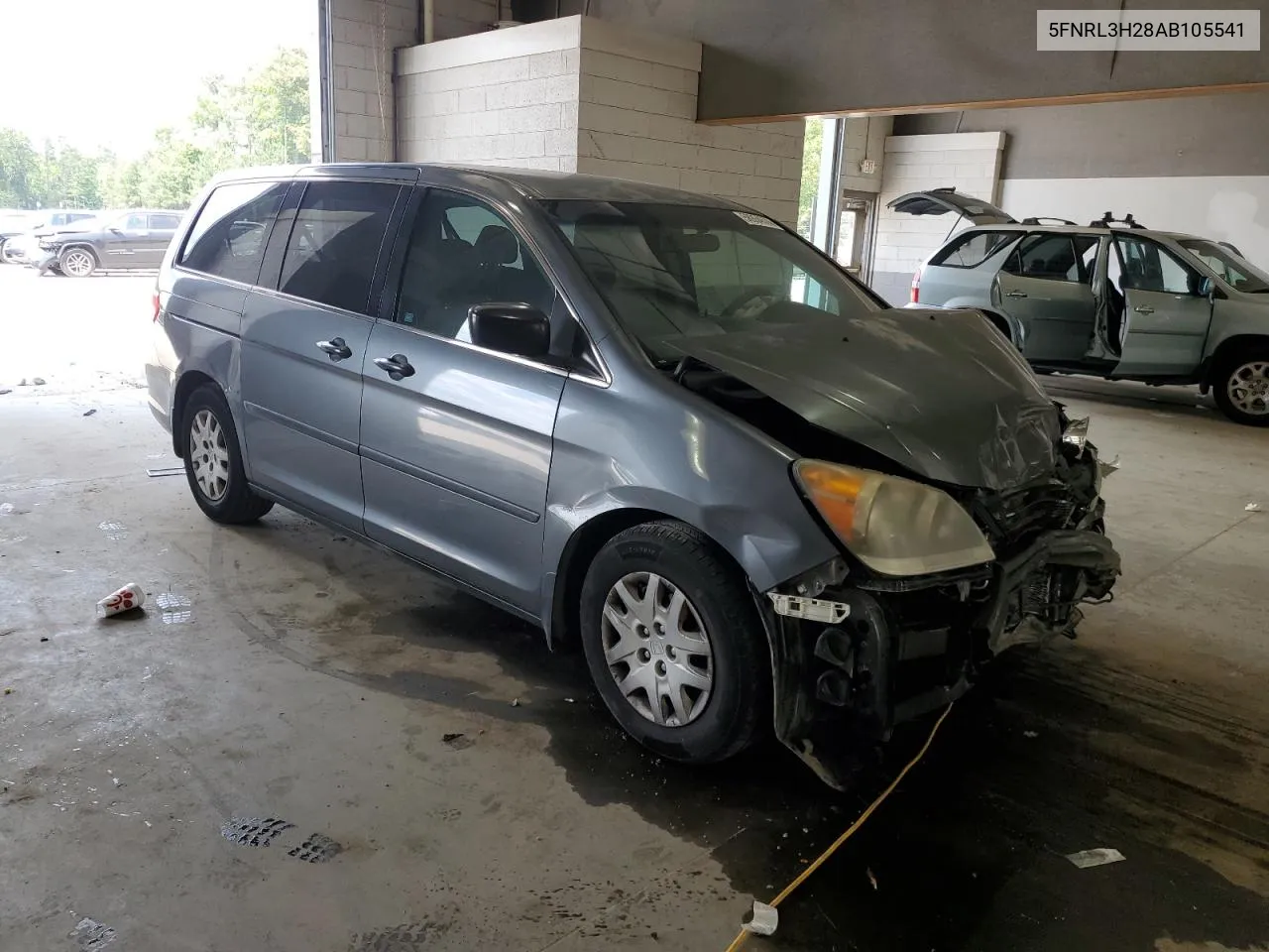 2010 Honda Odyssey Lx VIN: 5FNRL3H28AB105541 Lot: 58954574