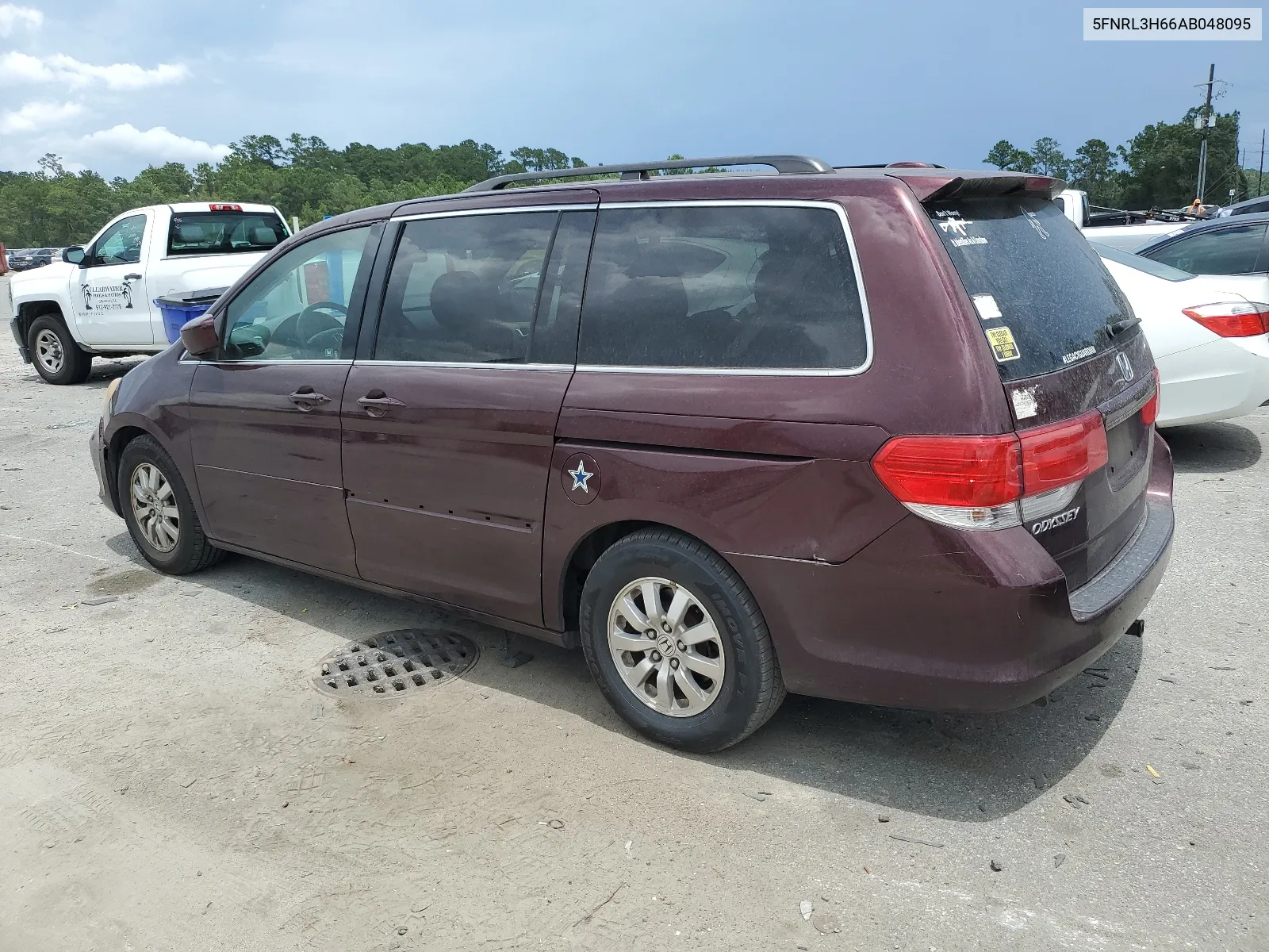 2010 Honda Odyssey Exl VIN: 5FNRL3H66AB048095 Lot: 60877574