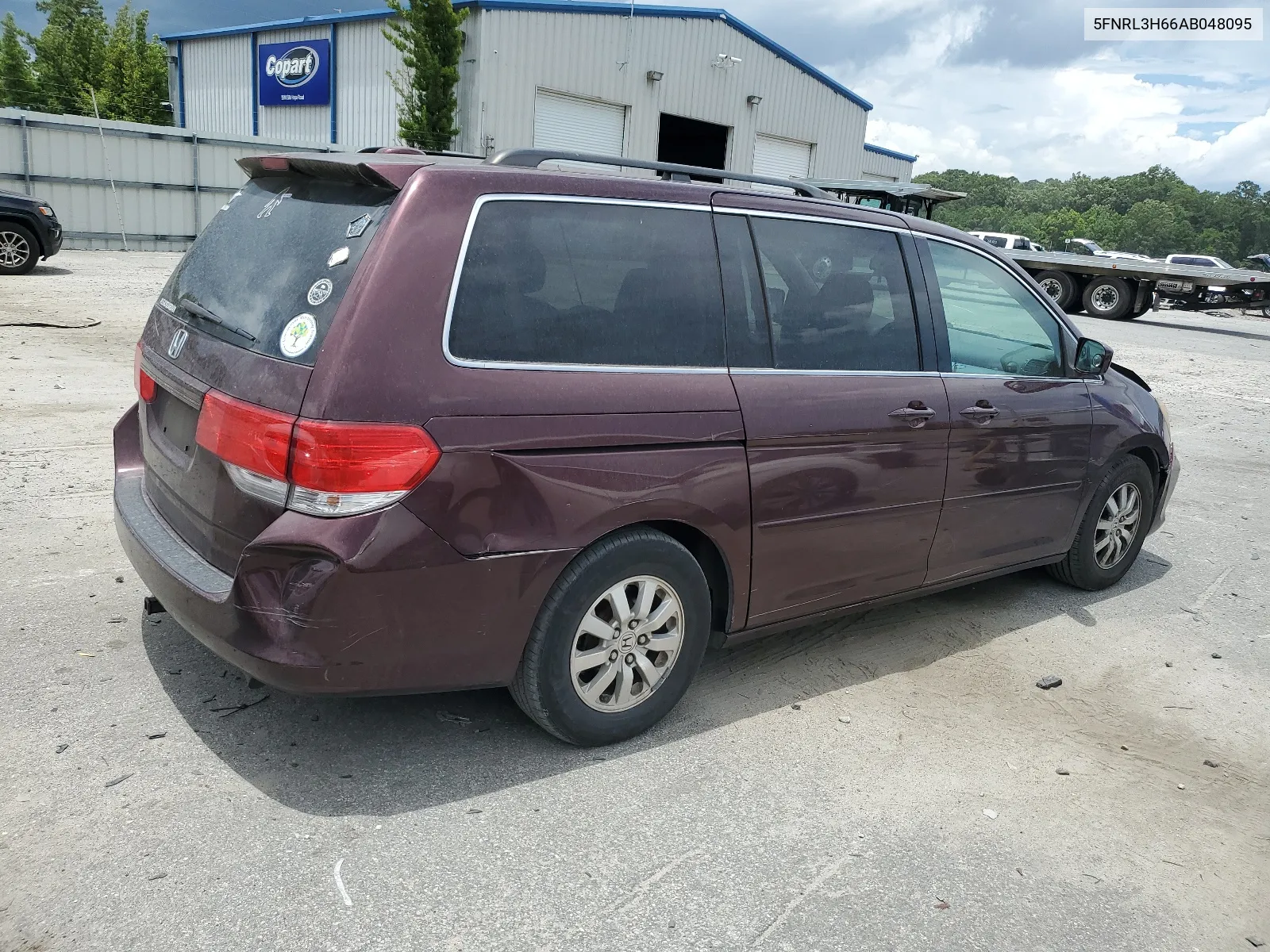 2010 Honda Odyssey Exl VIN: 5FNRL3H66AB048095 Lot: 60877574