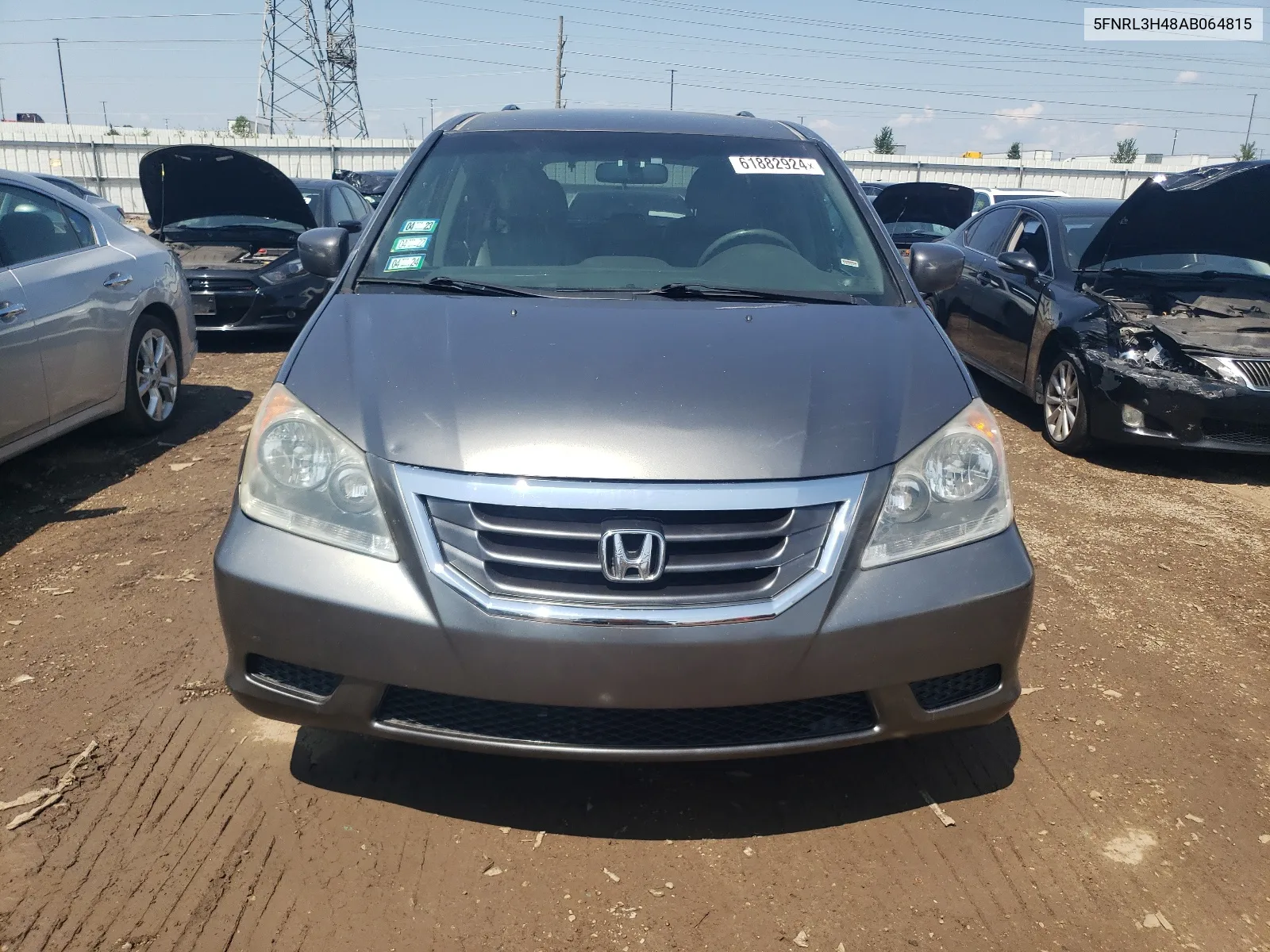 2010 Honda Odyssey Ex VIN: 5FNRL3H48AB064815 Lot: 61882924