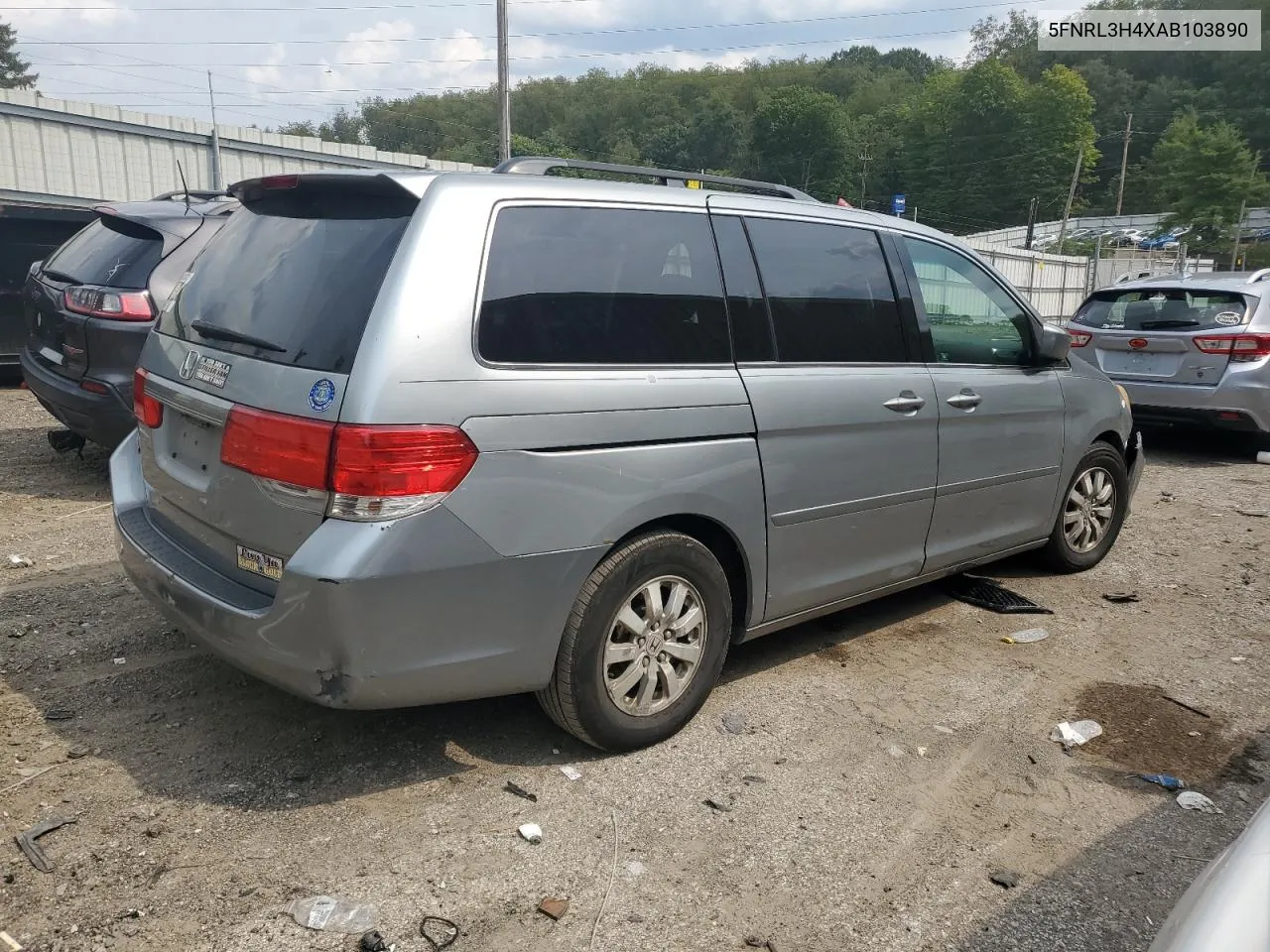 2010 Honda Odyssey Ex VIN: 5FNRL3H4XAB103890 Lot: 65618164