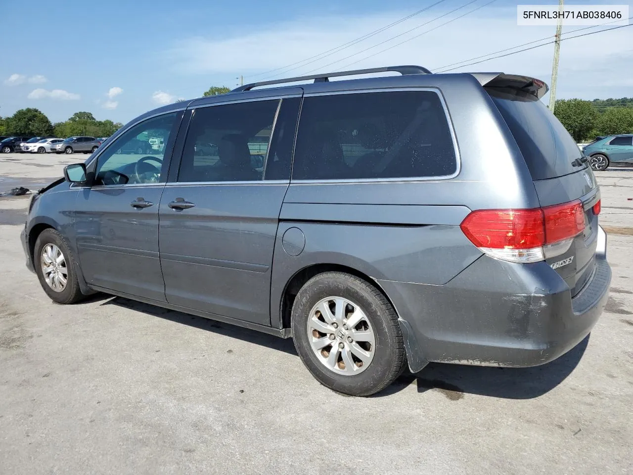 2010 Honda Odyssey Exl VIN: 5FNRL3H71AB038406 Lot: 65964834