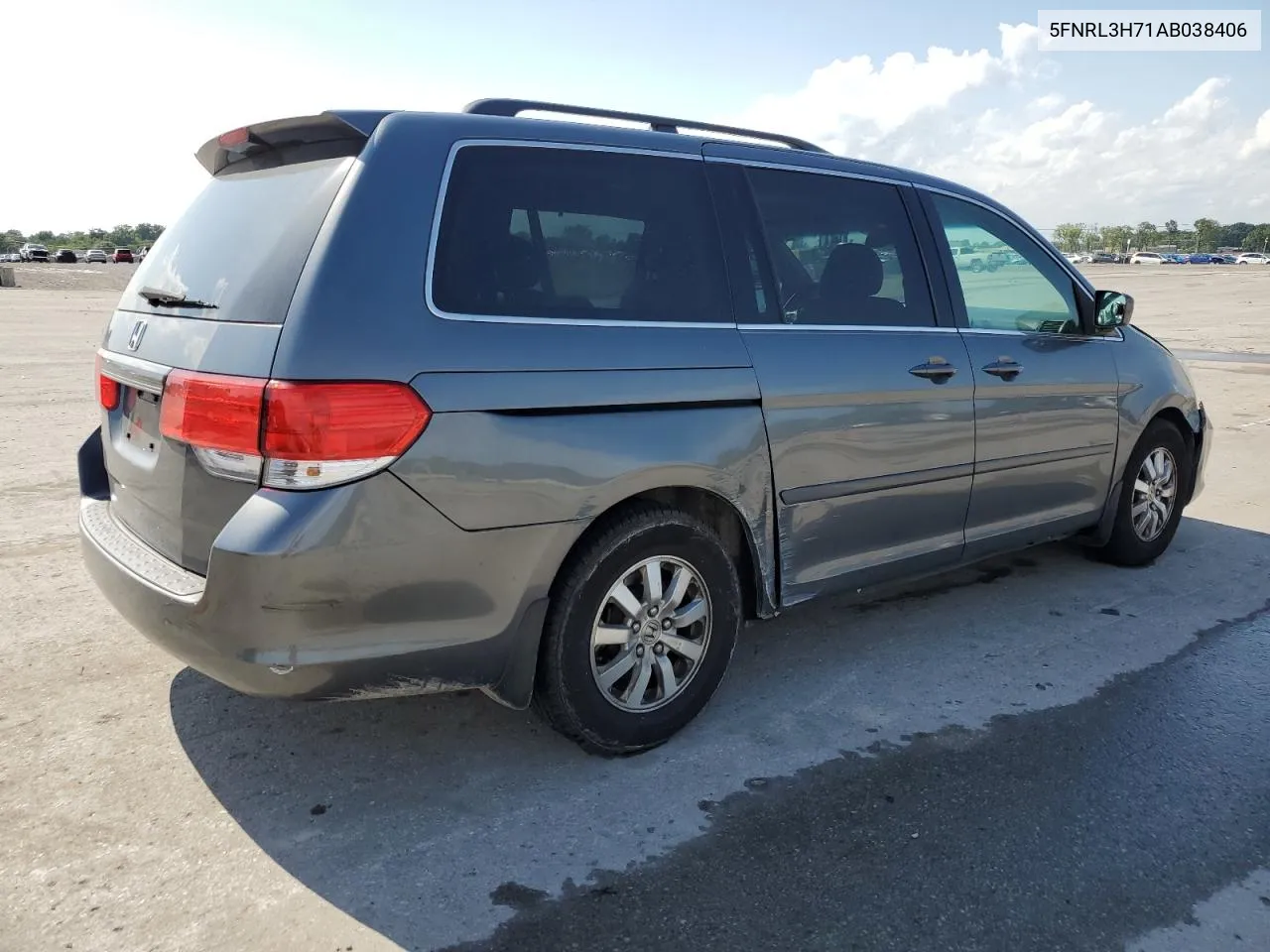 2010 Honda Odyssey Exl VIN: 5FNRL3H71AB038406 Lot: 65964834