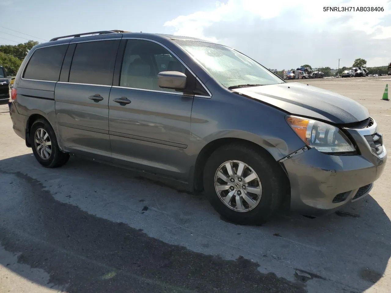 2010 Honda Odyssey Exl VIN: 5FNRL3H71AB038406 Lot: 65964834