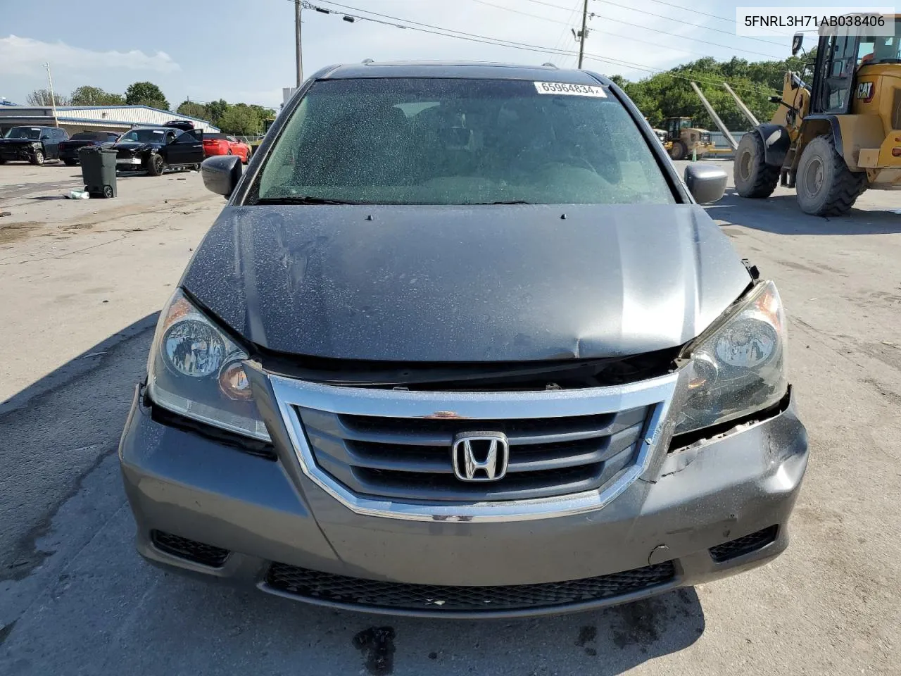 2010 Honda Odyssey Exl VIN: 5FNRL3H71AB038406 Lot: 65964834