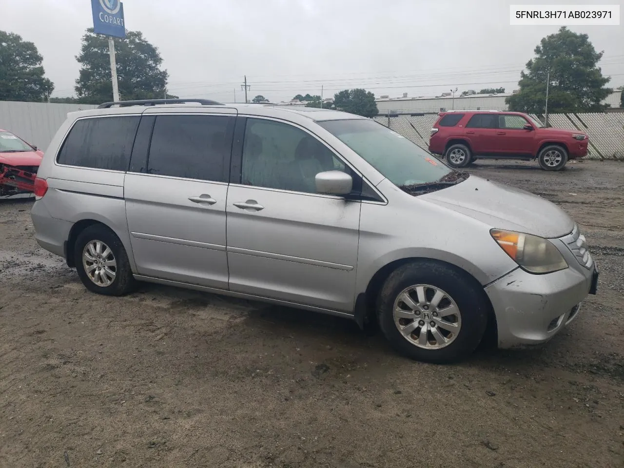 2010 Honda Odyssey Exl VIN: 5FNRL3H71AB023971 Lot: 66245294