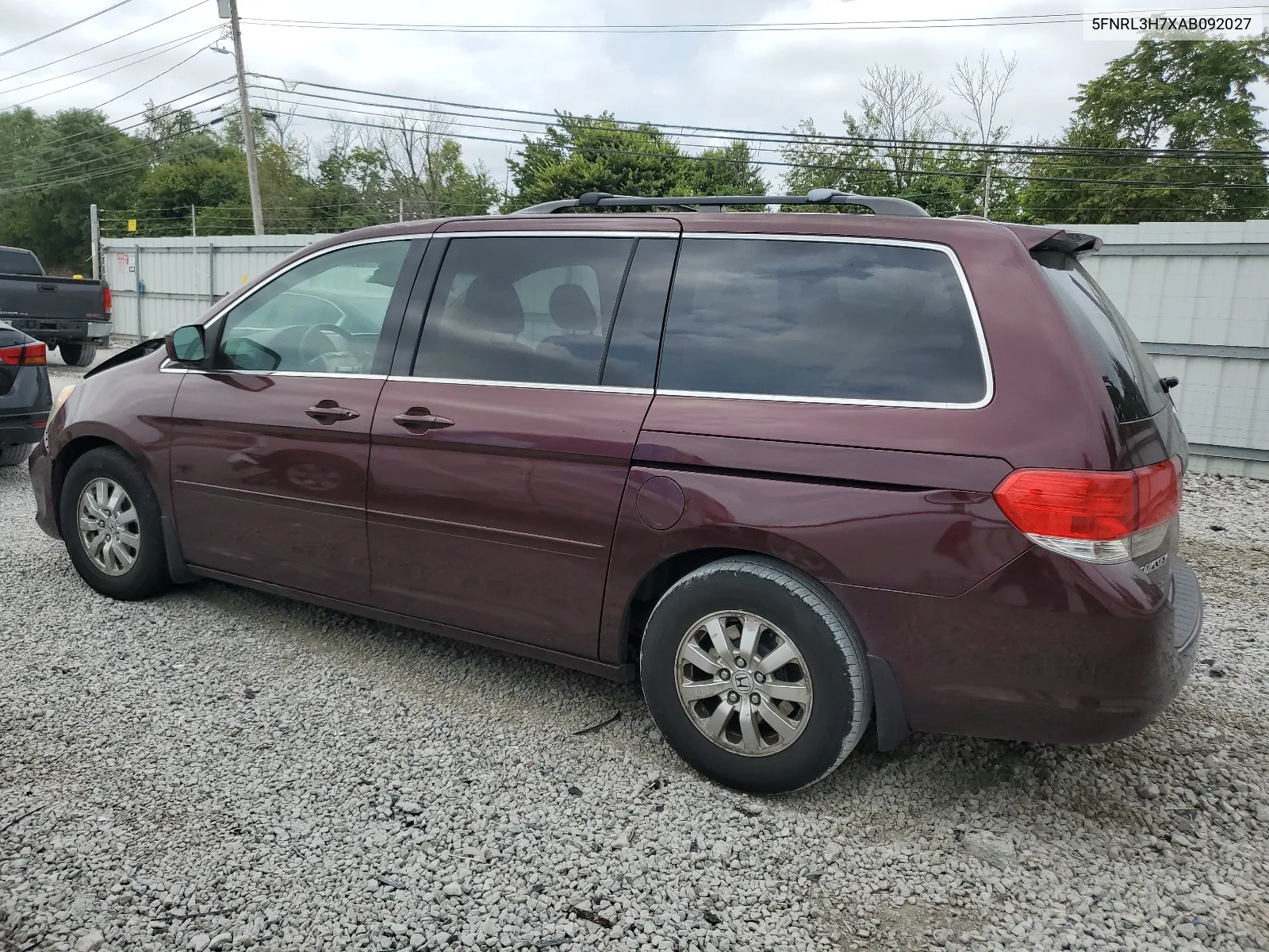 2010 Honda Odyssey Exl VIN: 5FNRL3H7XAB092027 Lot: 66728614