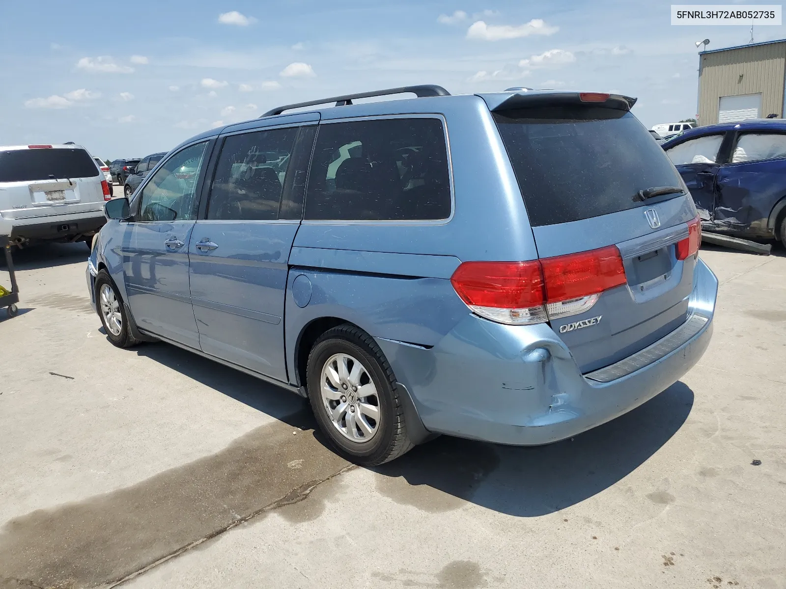 5FNRL3H72AB052735 2010 Honda Odyssey Exl