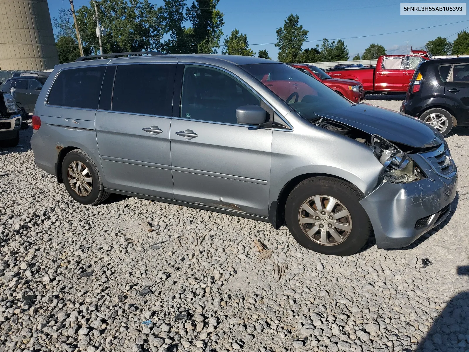 5FNRL3H55AB105393 2010 Honda Odyssey Ex