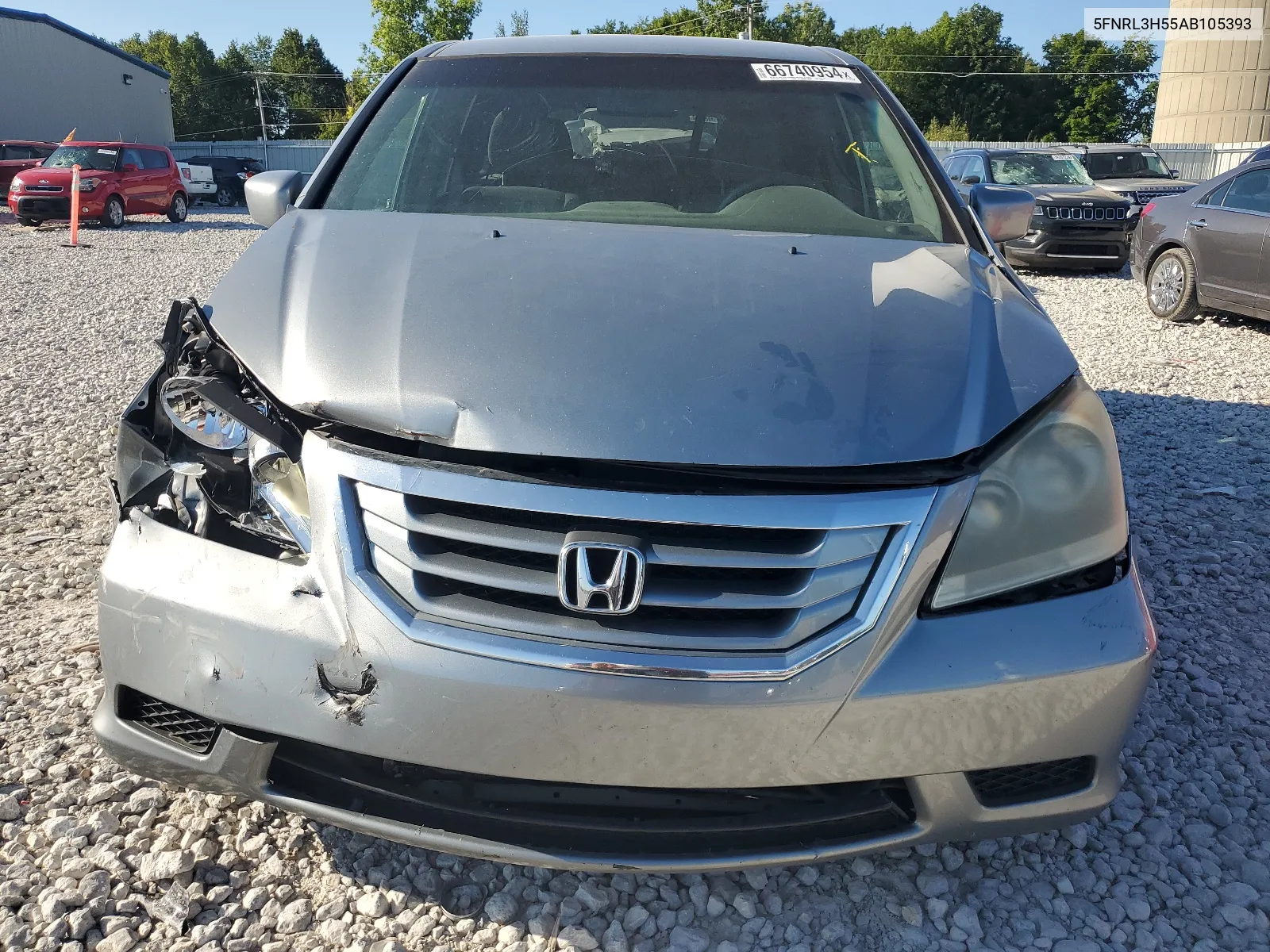 5FNRL3H55AB105393 2010 Honda Odyssey Ex