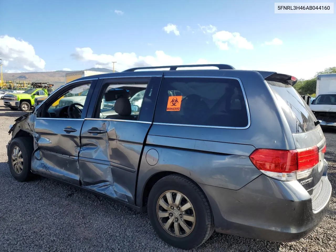 2010 Honda Odyssey Ex VIN: 5FNRL3H46AB044160 Lot: 67310794