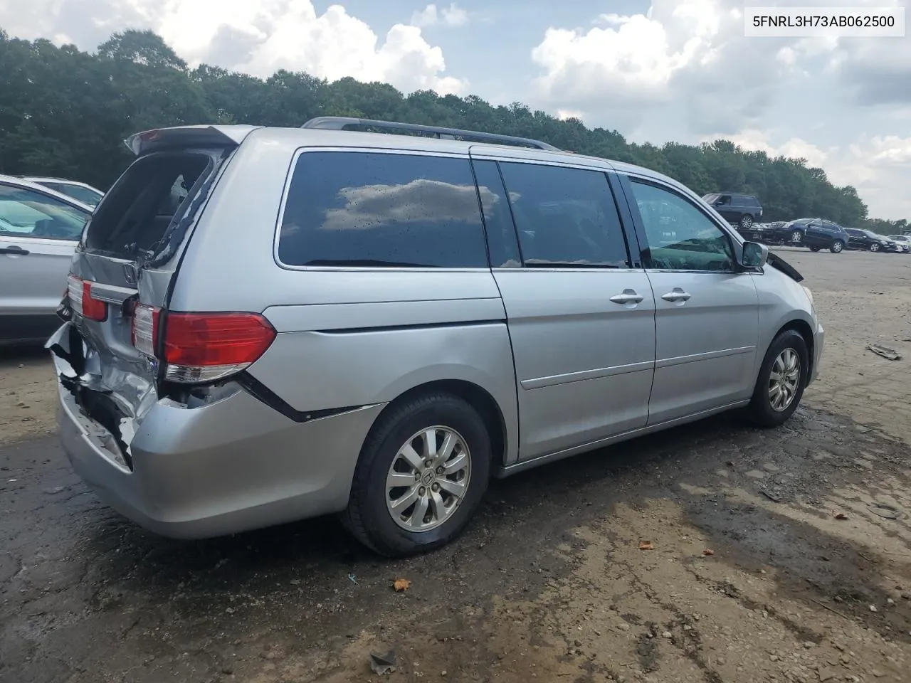 5FNRL3H73AB062500 2010 Honda Odyssey Exl