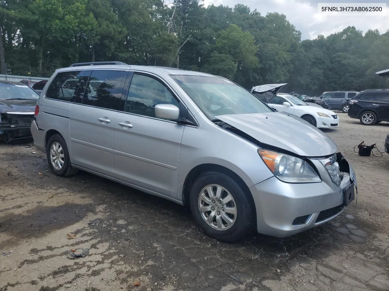 2010 Honda Odyssey Exl VIN: 5FNRL3H73AB062500 Lot: 67521264